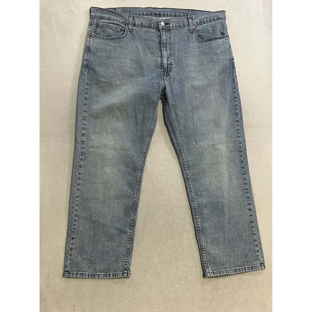 Levis 559 Jeans Men's Size 42x30 (Fits 44x29) Blue Relaxed Straight Leg Denim